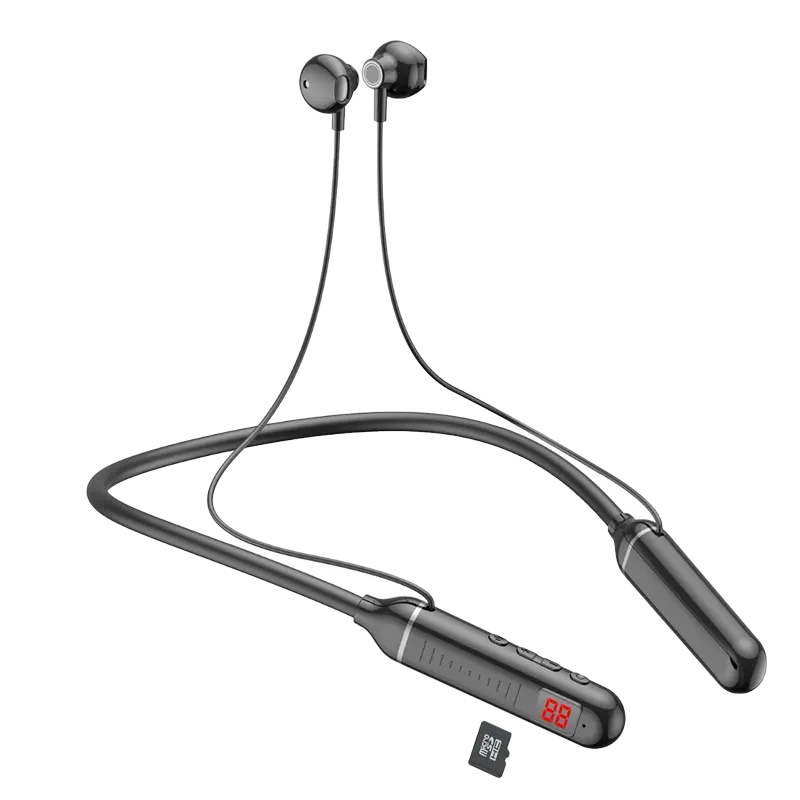 Budi EP63B Neck-Mounted Wireless Sports Earphones Mascom International.webp